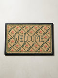 Premium botanical welcome mat for indoor and outdoor use