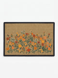 Spring Blossom Washable Welcome Doormat with colorful floral design