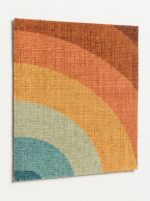 All-weather outdoor area rug with durable weave