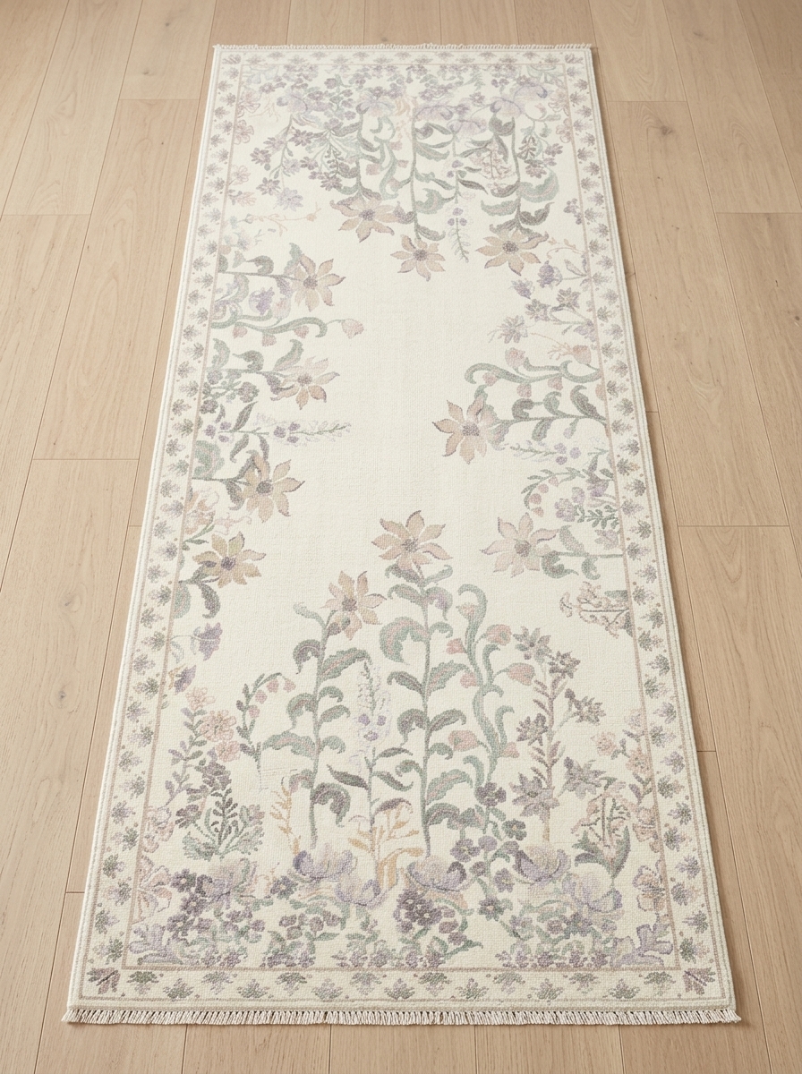 soft-textured-area-rug One-piece indoor rug with soft tufted finish