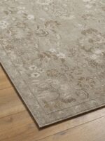 Soft tufted waterproof area rug for living room