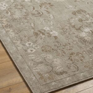 Soft tufted waterproof area rug for living room