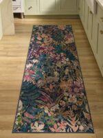 Elegant tufted rug for bedroom décor