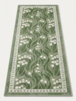 Non-slip tufted area rug for modern living rooms
