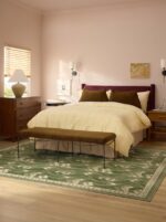 Soft indoor rug with waterproof polyester surface