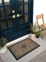 Washable entryway doormat with removable cover