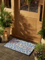 Rubber-backed washable doormat for everyday use