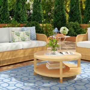 Outdoor area rug for patio and deck