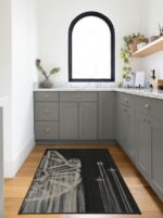 Tufted All-in-One rug with built-in non-slip backing