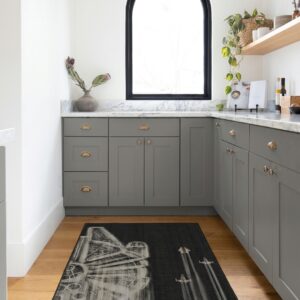 Tufted All-in-One rug with built-in non-slip backing