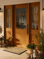 Durable machine washable entry door mat