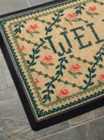 Heavy-duty polyester bristle door mat