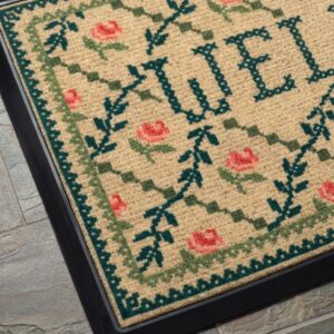 Heavy-duty polyester bristle door mat
